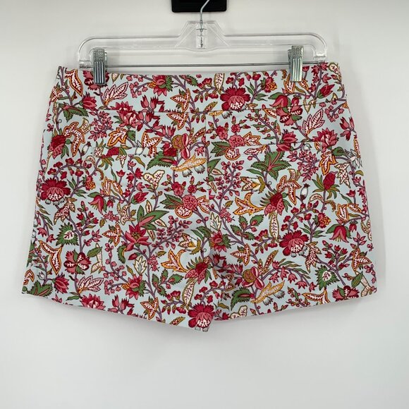 Ann Taylor LOFT Pink Preppy Chino Style Women's Riveria Jungle Shorts Size 6 - Picture 6 of 7